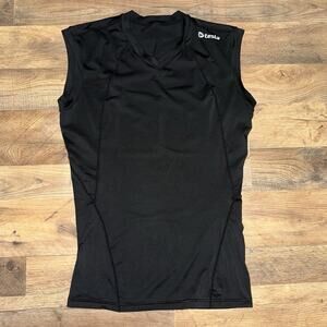 Tesla Compression Sleeveless Shirt Size XL Black Sleeveless Athleisure